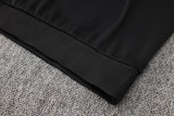 24-25 BAR Black Hoodie Half Pull Tracksuit #F562半拉连帽