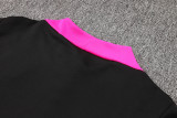 24-25 CHE Black Half Pull Tracksuit (半拉链)