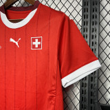 24-25 Switzerland Home Fans Soccer Jersey