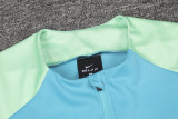24-25 Brazil Green Kids Half Pull Tracksuit (童装)(半拉链)