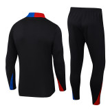 24-25 BAR Black Half Pull Tracksuit (半拉链)