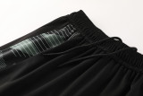 2024 AD Black Half Pull Tracksuit #AB07 (半拉链)