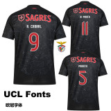 24-25 Benfica Away 1:1 Fans Soccer Jersey