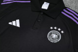25-26 Germany Black Polo Tracksuit