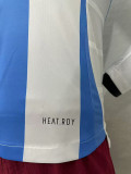 24-25 Argentina Home Long Sleeve Player Version Soccer Jersey (长袖球员)