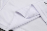 2024 AD White Kids Half Pull Tracksuit (童装)(半拉链)