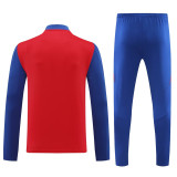 24-25 Spain Red Half Pull Tracksuit (半拉链)