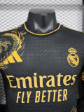 24-25 RMA Black Special Edition Player Version Soccer Jersey #金标金龙