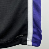 23-24 Kings SABONIS #11 Black Top Quality Hot Pressing NBA Jersey