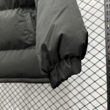 24-25 MF4 AD Black Hooded Cotton Coat #棉衣