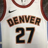 22-23 Nuggets MURRAY #27 White City Edition Top Quality Hot Pressing NBA Jersey