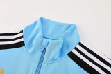 2024 AD Light blue Kids Jacket Tracksuit #AJ20(童装)