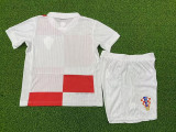 24-25 Croatia Home Kids Player Version Soccer Jersey (球员童装)