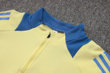 24-25 Ajax Yellow Kids Half Pull Tracksuit (童装)(半拉链)