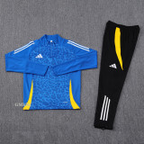 2024 AD Fancy blue Half Pull Tracksuit #AB08 (半拉链)