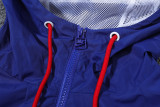 24-25 France Blue Windbreaker (High Quality)球员