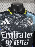 24-25 RMA Black Blue Special Edition Player Version Soccer Jersey 6634