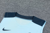 24-25 PSG Light blue Tank top and shorts suit