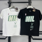 T115 Bucks MIL White High Quality Casual T-Shirt