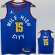 20-21 Nuggets JOKIC #15 Blue Top Quality Hot Pressing NBA Jersey (Trapeze Edition) 飞人版