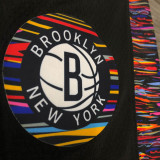 2019-20 NETS Black City Edition Top Quality NBA Pants(彩边)