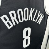 22-23 NETS CUI #8 Black Top Quality Hot Pressing NBA Jersey