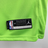 TIMBERWOLVES EDWARDS #5 Fluorescent green Top Quality Hot Pressing NBA Jersey (Trapeze Edition)飞人版