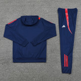 24-25 Man Utd Royal blue Hoodie Tracksuit (卫衣套装)