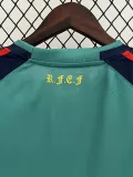 2010 Spain Lake Blue GoalKeeper Retro Soccer Jersey
