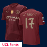 24-25 Man City Third Fans Soccer Jersey