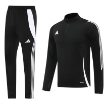 2024 AD Black Half Pull Tracksuit #AB06 (半拉链)