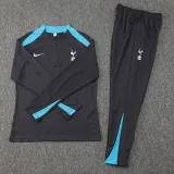 24-25 TOT Dark gray Half Pull Tracksuit (半拉链)