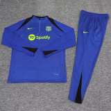 24-25 BAR Fancy blue Half Pull Tracksuit (半拉链)
