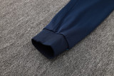 24-25 CHE Royal blue Hoodie Half Pull Tracksuit #F552半拉连帽