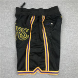 Lakers Black City Edition Top Quality NBA Pocket Pants *湖人队