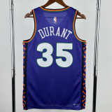 24-25 SUNS DURANT #35 Purple City Edition Top Quality Hot Pressing NBA Jersey