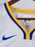 22-23 WARRIORS THOMPSON #11 White Top Quality Hot Pressing NBA Jersey (V领)
