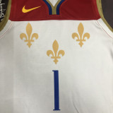 2020 Pelicans WILLIAMSON #1 White City Edition Top Quality Hot Pressing NBA Jersey