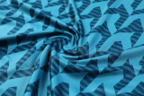 24-25 Marseille Lake blue Half Pull Tracksuit (半拉链)(金标)