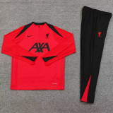 24-25 LIV Red Half Pull Tracksuit (半拉链)