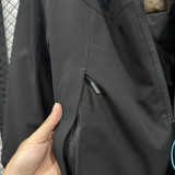 2024 Yonex Cotton Thickened warm Black Outdoor Jackets #A804加棉冲锋衣
