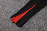 24-25 Portugal Black Half Pull Tracksuit (半拉链)