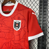 24-25 Austria Home Fans Soccer Jersey