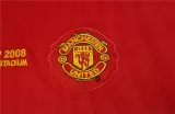 2007-2008 Man Utd home Red Retro soccer jersey(带胸前决赛字)