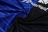 24-25 INT Blue-Black Tank top and shorts suit (条纹)
