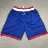 CLIPPERS Blue City Edition Top Quality NBA Pocket Pants #快船队