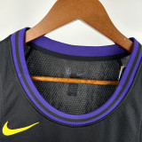 23-24 LAKERS DONCIC #77 Black City Edition Top Quality Hot Pressing NBA Jersey