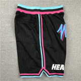 Heat Black City Edition Top Quality NBA Pocket Pants * 热火