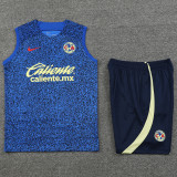 24-25 Club America Royal Blue Tank top and shorts suit