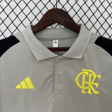 24-25 Flamengo Gray Polo Short Sleeve(有领)